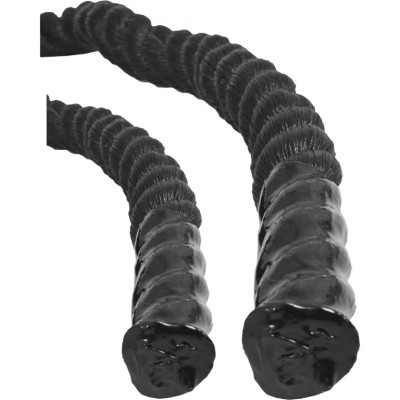 Gorilla Sports Nylonové lano 15 m, čierne, 18 kg