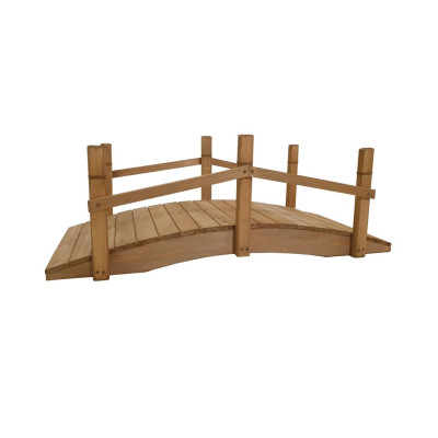 Drevený záhradný mostík s náterom 71×32×27 cm, česká výroba