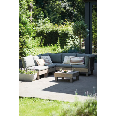 Záhradné plastové kreslo ELEMENTS SIGNATURE, hnedé