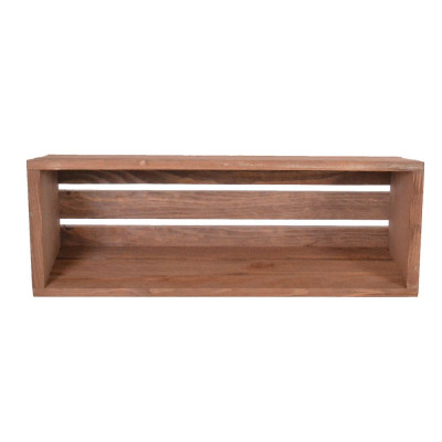 Drevený truhlík s plastovou vložkou 51 cm hnedý borovicový