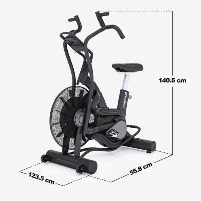 Airbike kardio trenažér 90 PRO, nosnosť 160 kg, tichý chod