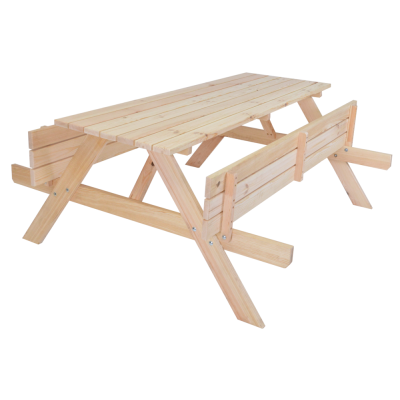 PIKNIK Záhradná drevená súprava, 180 cm, prírodná