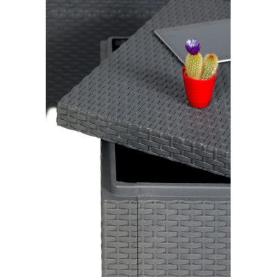 Záhradná plastová súprava DIANA 2 SEATER, grafitová