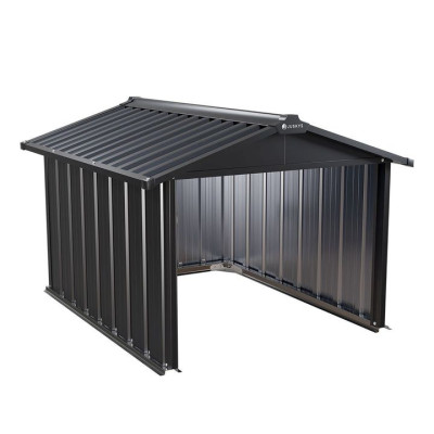 Garáž pre robotickú kosačku, pozinkovaná oceľ, 98x89x63 cm