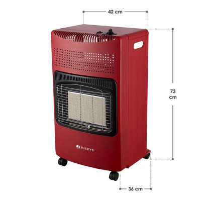 Plynový sporák – 4,2 kW, červený