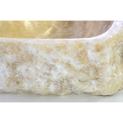 Umývadlo z prírodného kameňa ONYX - na dosku