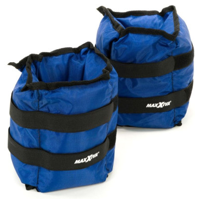 MAXXIVA záťažové manžety, 2 x 4 kg, modrá