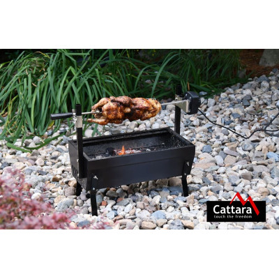 Gril BARBECUE - 60 cm s motorom, 230 V
