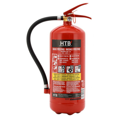 Hasiaci prístroj práškový - 6 kg, ABC ( 43 A )
