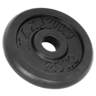 MAXXIVA Sada 8 závaží na činky celkom 20 kg, liatina, čierna