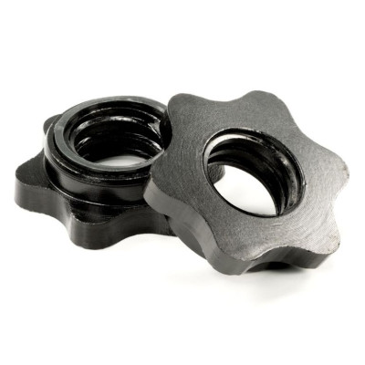 Maxxiva zakrivená tyč na nakladanie, hviezdica, čierna,120cm