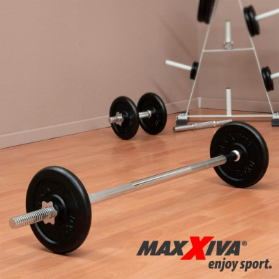 MAXXIVA hriadeľ na posilovanie bez závažia , 120 cm