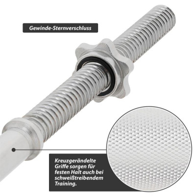 MAXXIVA hriadeľ na posilovanie bez závažia , 120 cm