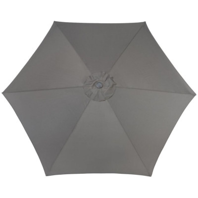 ROJA WOOD Sklápací slnečník 3 m, sivý