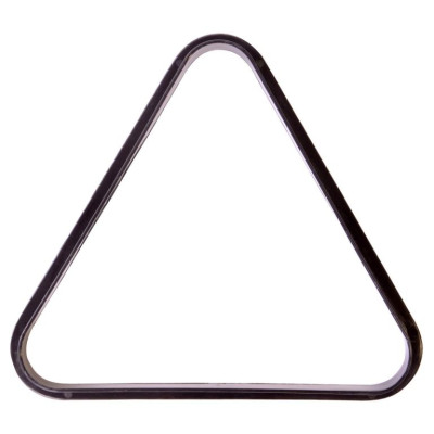 Trojuholník plastový čierny 57,2 mm