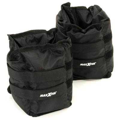 MAXXIVA záťažové manžety, 2 x 3 kg, čierna