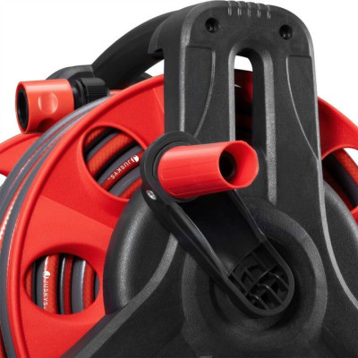 Záhradný hadicový navijak 30 m, s 10 funkciami sprchy