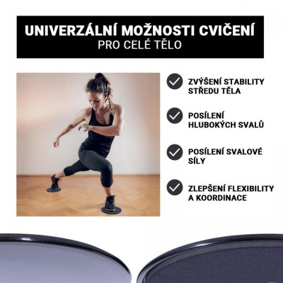 Gorilla Sports kĺzavé disky, 2 ks