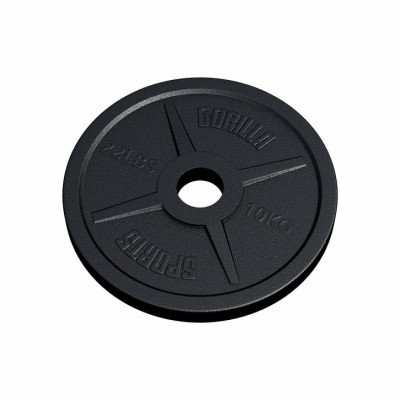 Gorilla Sports Záťažový kotúč 50/51 mm, liatina, 10 kg