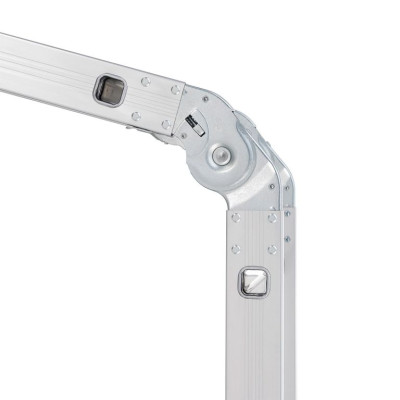 Hliníkový skladací rebrík 3,6 m, 4 dielny, 6 priečok, 150 kg