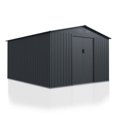Kovový záhradný domček s posuvnými dverami 282 x 314 x 190 c