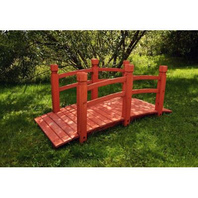 Drevený záhradný mostík Garth