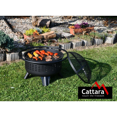 CATTARA Ohnisko MERAPI s poklopom, 80 x 80 x 62 cm