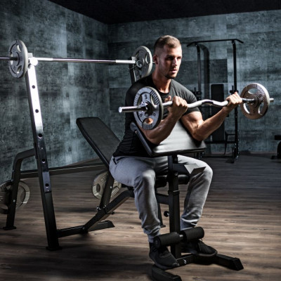 Gorilla Sports Nakladací činkový set, liatinové závažie, 35 kg