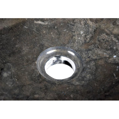 DIVERO umývadlo z prírodného kameňa – čierny mramor