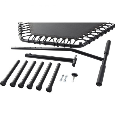 Gorilla Sports fitness trampolína čierna / oranžová