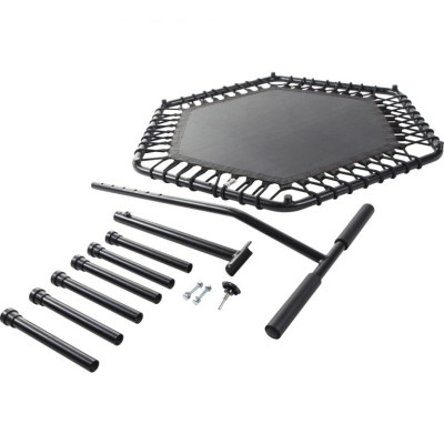 Gorilla Sports fitness trampolína čierna / oranžová