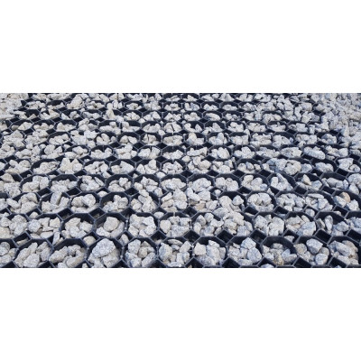 Zatrávňovacia dlažba , 50 x 50 x 4 cm, čierna