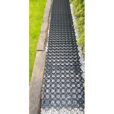 Zatrávňovacia dlažba , 50 x 50 x 4 cm, čierna