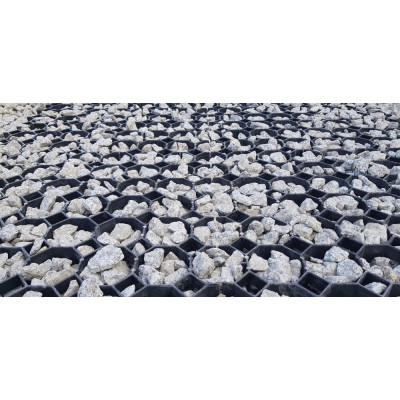 Zatrávňovacia dlažba , 50 x 50 x 4 cm, čierna