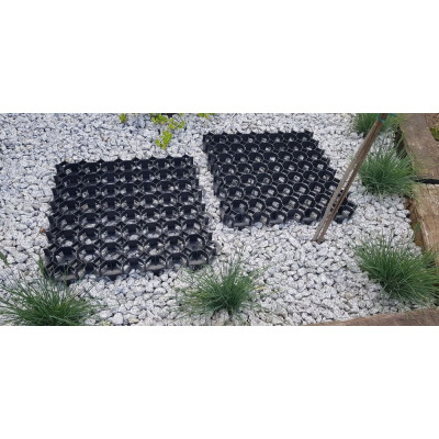 Zatrávňovacia dlažba , 50 x 50 x 4 cm, čierna