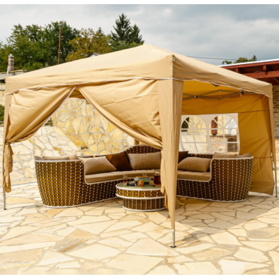 Záhradný stan s nožnicovým konštrukciou INSTENT BASIC 3x3 m