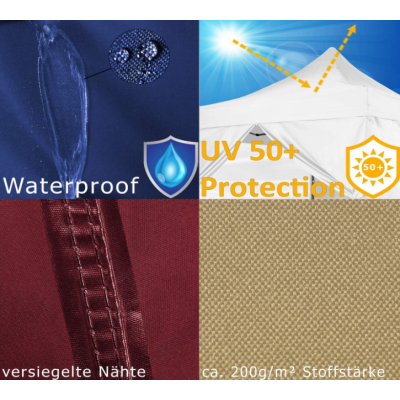 Záhradný stan s nožnicovým konštrukciou INSTENT BASIC 3x3 m