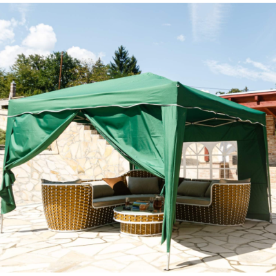 Záhradný stan s nožnicovým konštrukciou INSTENT BASIC 3x3 m