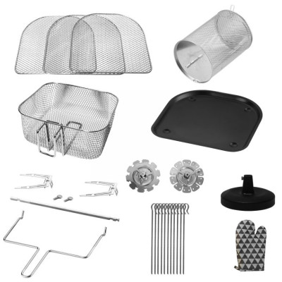 JAGO Horkovzdušná fritéza s dotykovým displejom, 1800 W