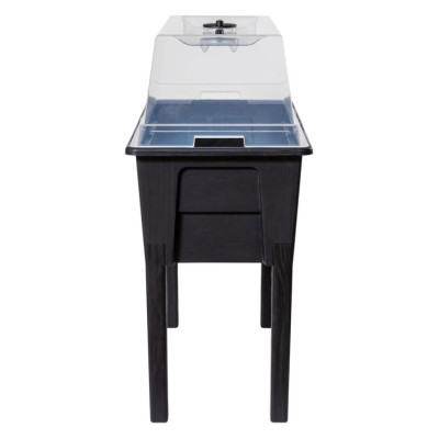 NIAGARA vyvýšený plastový kvetináč, grafit