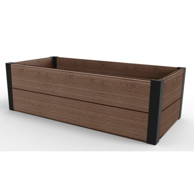 Kvetináč MAPLE THROUGH, hnedý