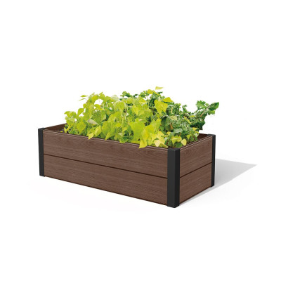 Kvetináč MAPLE THROUGH, hnedý