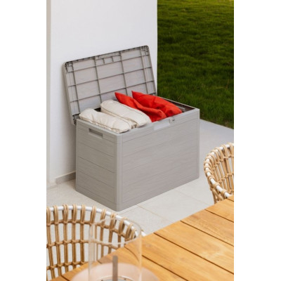 WOODYS záhradný plastový úložný box 160 L, svetlo šedá