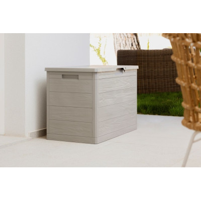 WOODYS záhradný plastový úložný box 160 L, svetlo šedá