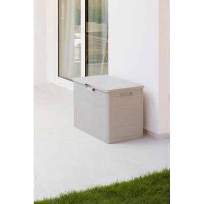 WOODYS záhradný plastový úložný box 160 L, svetlo šedá