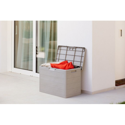 WOODYS záhradný plastový úložný box 160 L, svetlo šedá
