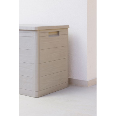 WOODYS záhradný plastový úložný box 160 L, svetlo šedá