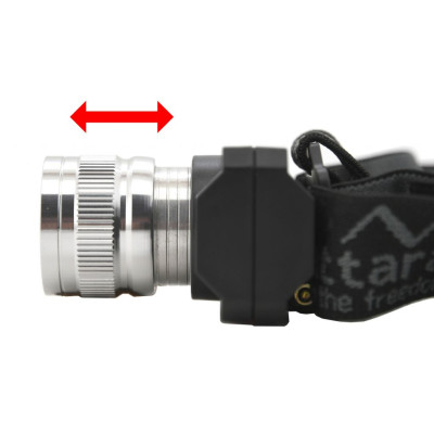 Cattara svietidlo- čelovka SCORPION, nabíjacia, 90lm