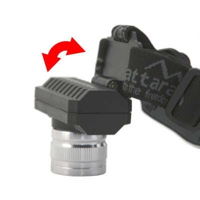 Cattara svietidlo- čelovka SCORPION, nabíjacia, 90lm