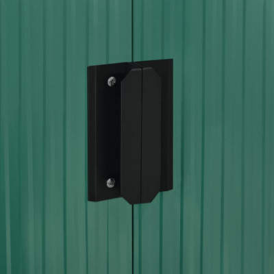 Záhradný domček na náradie, 213 x 130 x 173 cm, tmavozelený